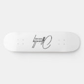 Officieel over haar - Grappige Breakup Quote Skate Persoonlijk Skateboard (Horizontaal)