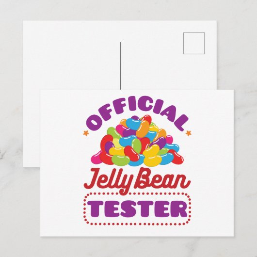 Officieel paastheater Jelly Bean Snoep Briefkaart (Voorkant / Achterkant)