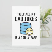 Officieel pap Jokes Bedankkaart (Staand voorkant)