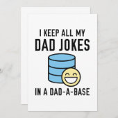 Officieel pap Jokes Bedankkaart (Voorkant / Achterkant)