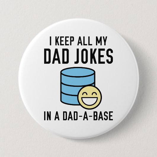 Officieel pap Jokes Ronde Button 7,6 Cm (Voorkant)
