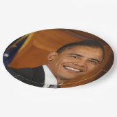 Officieel portret van Barack Obama Papieren Bordje (Gekanteld)