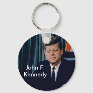 Officieel portret van de JFK van het publieke dome Sleutelhanger