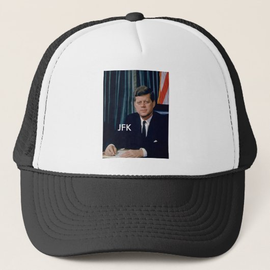 Officieel portret van de JFK van het publieke dome Trucker Pet (Voorkant)