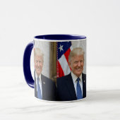 Officieel portret van Donald Trump Mok (Voorkant links)