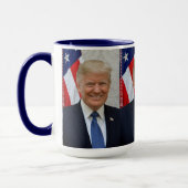 Officieel portret van Donald Trump Mok (Links)