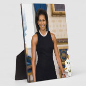 Officieel portret van First Lady Michelle Obama Fotoplaat (Zijkant)