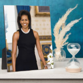 Officieel portret van First Lady Michelle Obama Fotoplaat (Zijkant)