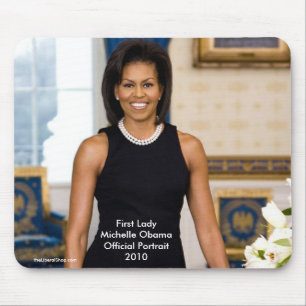 Officieel portret van First Lady Michelle Obama Muismat