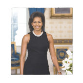 Officieel portret van First Lady Michelle Obama Notitieblok (Voorkant)