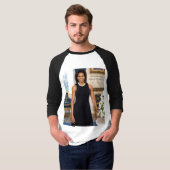Officieel portret van First Lady Michelle Obama T-shirt (Voorkant volledig)