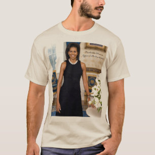 Officieel portret van First Lady Michelle Obama T-shirt