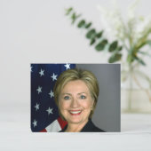 Officieel portret van Hillary Clinton Briefkaart (Staand voorkant)