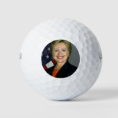 Officieel portret van Hillary Clinton Golfballen (Voorkant)