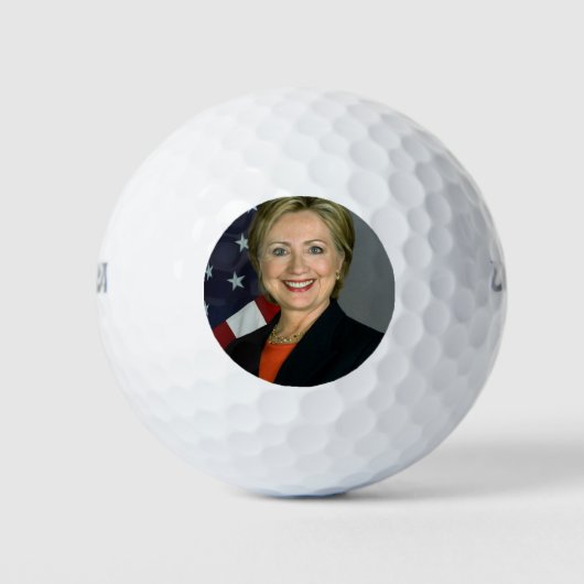 Officieel portret van Hillary Clinton Golfballen (Voorkant)