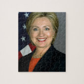 Officieel portret van Hillary Clinton Legpuzzel (Verticaal)