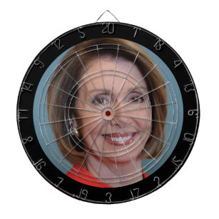 Officieel portret van Nancy Pelosi Dartbord