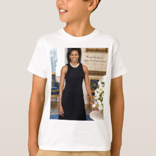 Officieel Portret van Presidentsvrouw Michelle T-shirt