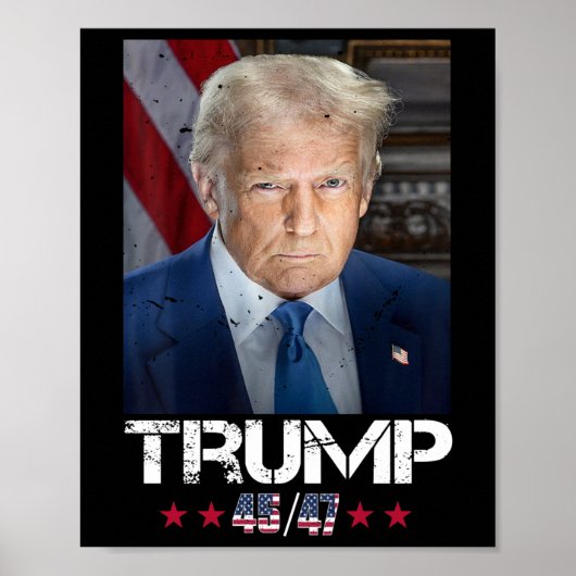 Officieel portret van Trump 4547 Poster (Voorkant)