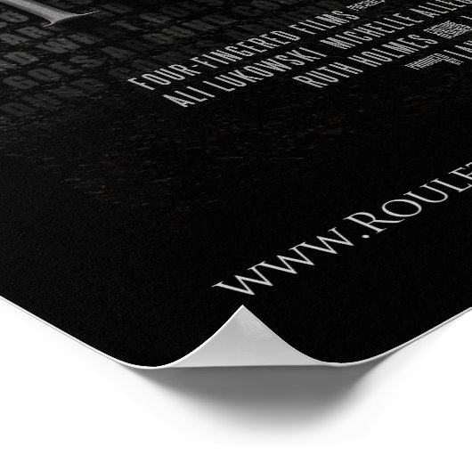 Officieel Poster roulette (Hoek)