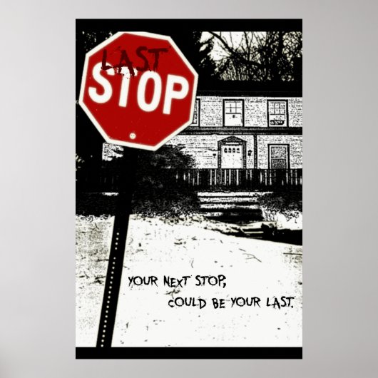 Officieel Poster voor films "Laatste Stop" (Voorkant)