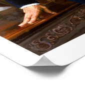 Officieel presidentieel portret Bill Clinton Poste Poster (Hoek)