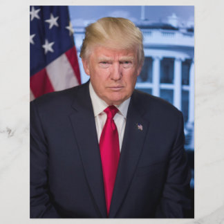 Officieel presidentieel portret van Donald Trump