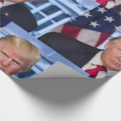 Officieel presidentieel portret van Donald Trump Cadeaupapier (Hoek)