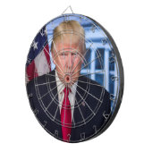 Officieel presidentieel portret van Donald Trump Dartbord (Voorkant Rechts)