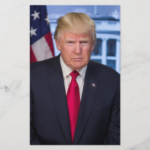 Officieel presidentieel portret van Donald Trump Flyer
