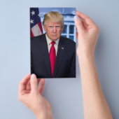 Officieel presidentieel portret van Donald Trump Flyer (Hand)
