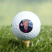 Officieel presidentieel portret van Donald Trump Golfballen (Insitu Shirt)