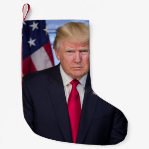 Officieel presidentieel portret van Donald Trump Kleine Kerstsok