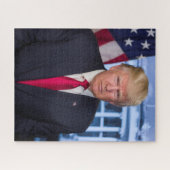 Officieel presidentieel portret van Donald Trump Legpuzzel (Horizontaal)
