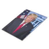 Officieel presidentieel portret van Donald Trump Notitieblok (Schuin)