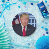 Officieel presidentieel portret van Donald Trump Papieren Bordje (Feest)