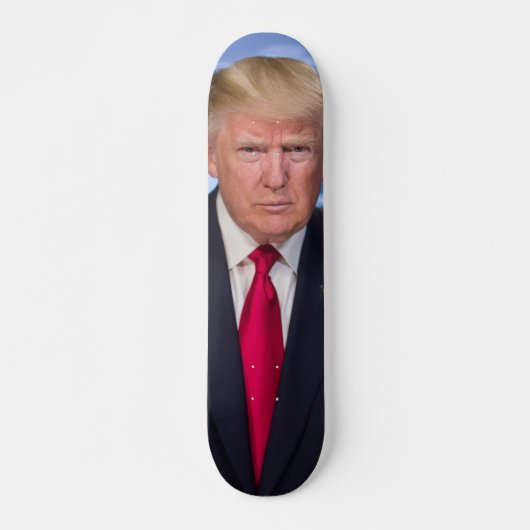 Officieel presidentieel portret van Donald Trump Persoonlijk Skateboard (Voorkant)