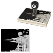 Officieel presidentieel portret van Donald Trump Rubberstempel (Gestempeld)