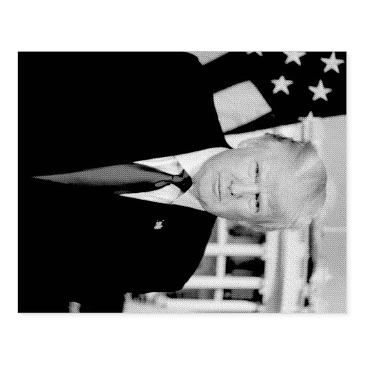 Officieel presidentieel portret van Donald Trump Rubberstempel (Afrduk)