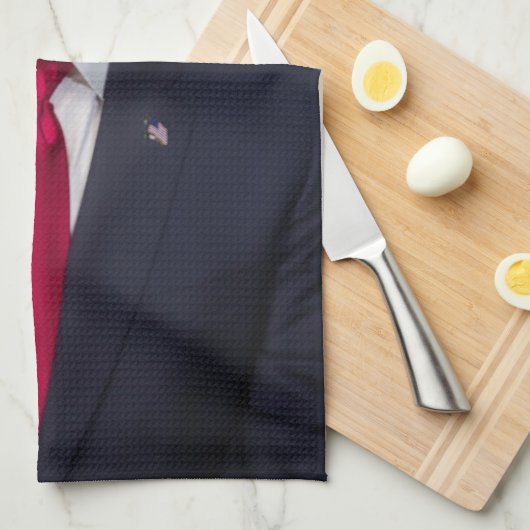 Officieel presidentieel portret van Donald Trump Theedoek (Quarter Fold)