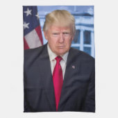 Officieel presidentieel portret van Donald Trump Theedoek (Verticaal)