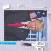 Officieel presidentieel portret van Donald Trump Tissuepapier (Craft)