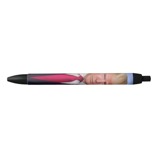Officieel presidentieel portret van Donald Trump Zwarte Inkt Pen (Voorkant)