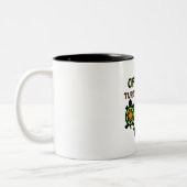 Officieel reddingsteam voor schildpadden 1 tweekleurige koffiemok (Links)