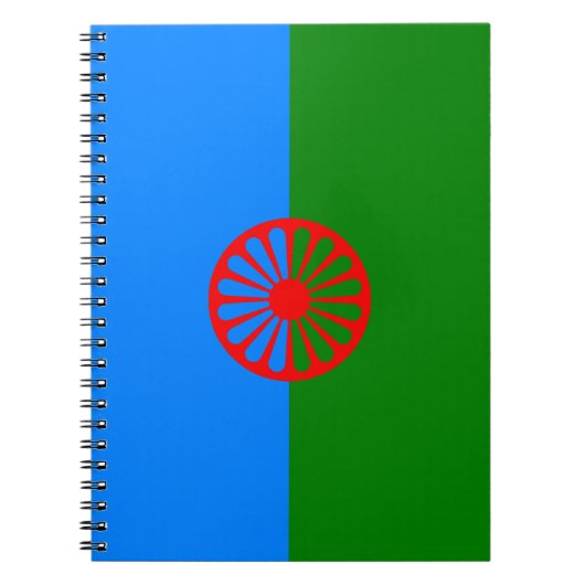 Officieel Romany gypsy vlag Notitieboek (Voorkant)