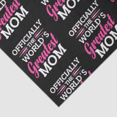 Officieel 's werelds grootste moeder | MOEDERDAG Tissuepapier (Detail)