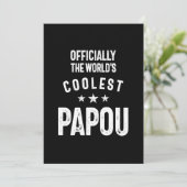 Officieel 's werelds meest koele pap | Vader Gift Kaart (Staand voorkant)