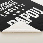 Officieel 's werelds meest koele pap | Vader Gift Sherpa Deken (3/4)