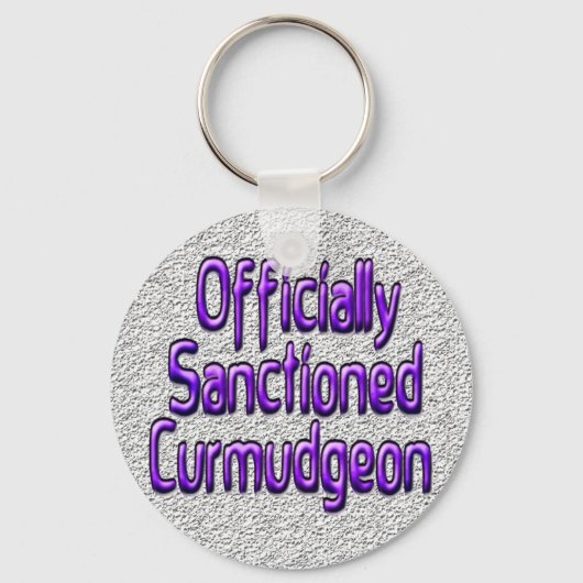 Officieel sancties tegen Curmudgeon Sleutelhanger (Voorkant)