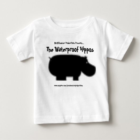 Officieel Shirt waterdicht Baby Hippos (Voorkant)